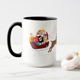 Santas Lappy Helpers - Lapphund mug