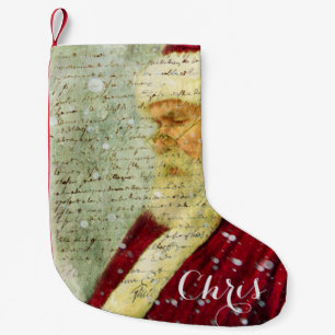 Santas Letter Small Christmas Stocking