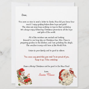 Santa's Letter to Children,  Reindeer Candy Canes
