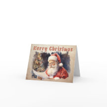 Santa's List Christmas Card