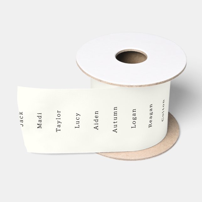 Santa's List Ribbon Satin Ribbon (Spool)