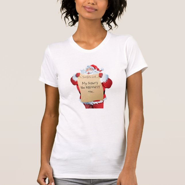 Santas List T-Shirt (Front)