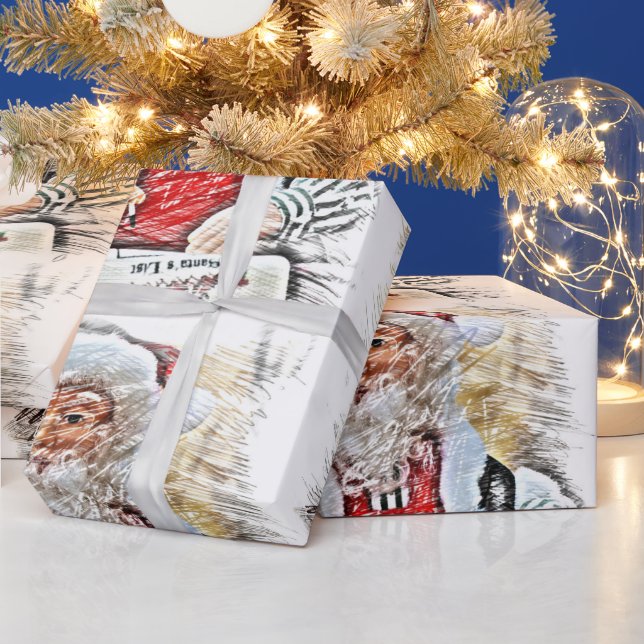 Santa's List Wrapping Paper (Holidays)
