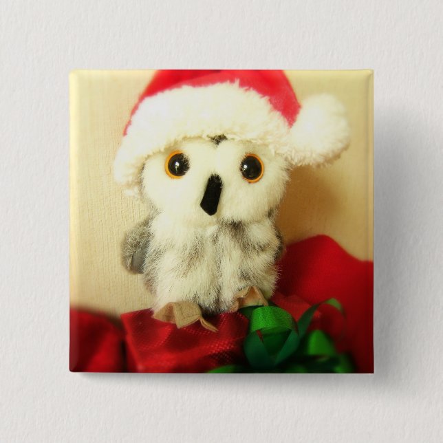 Santa's Little Helper 15 Cm Square Badge (Front)