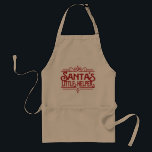 Santa's Little Helper Apron<br><div class="desc">Everyone needs a little help now and then ... even Santa Claus! This apron would make a perfect gift for someone who loves to bake or cook - perfect addition to a gift basket of food items as well. It would make a great gift for grandchildren who love to pitch...</div>