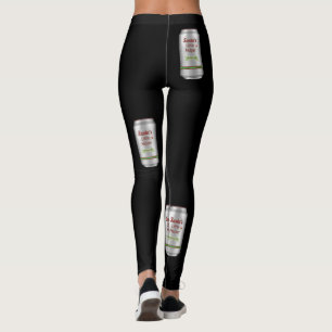 Santa's Little Helper Beer Can Leggings