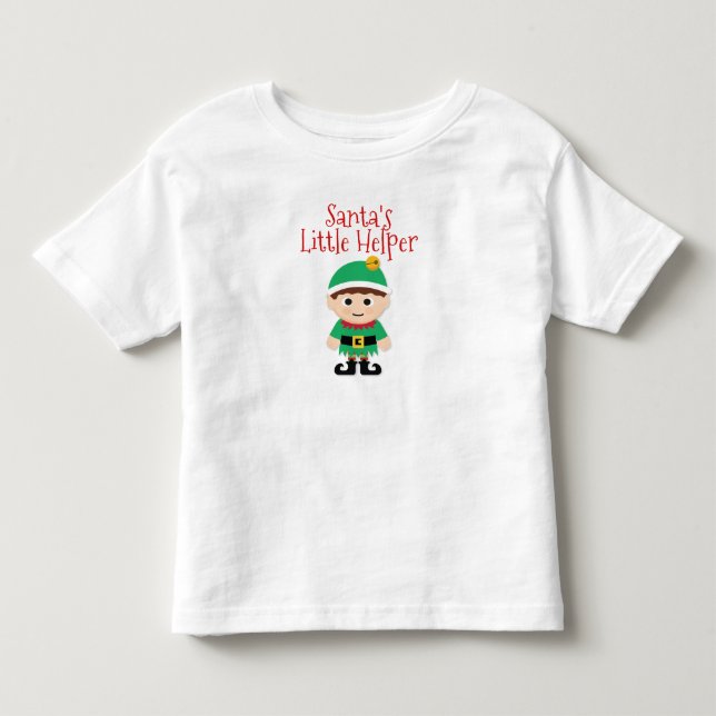 Santa's Little Helper Boy Bodysuit (Front)