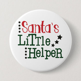 Santa's Little Helper Button