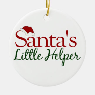 Santa's Little Helper Christmas Ornament