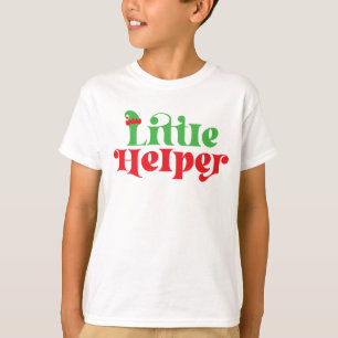 Santa's Little Helper Christmas T-shirt Design
