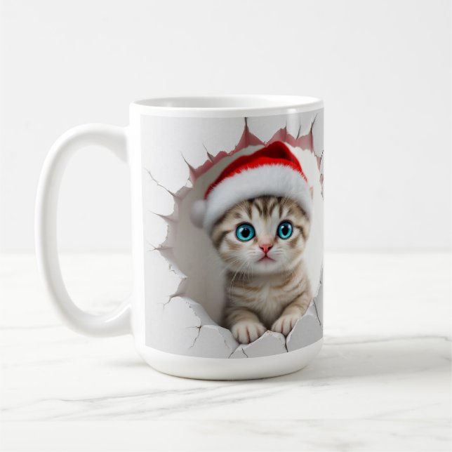 Santa's Little Helper Coffee Mug (Left)