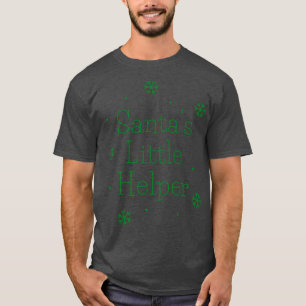 Santas Little Helper Cute Christmas design with sn T-Shirt