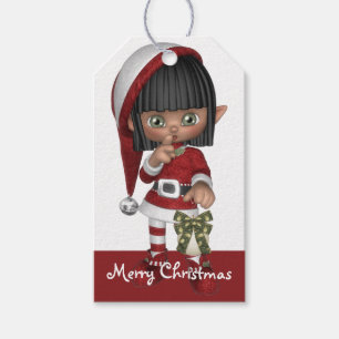 Santa's Little Helper Elf - Christmas d3 - Gift Tags