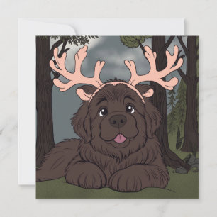 Santas Little Helper  Holiday Card