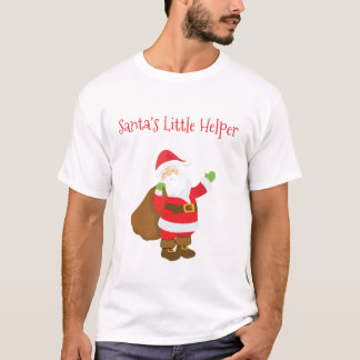 Santa's Little Helper Jolly St Nick Sack of Gifts T-Shirt