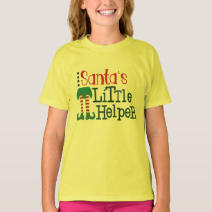 Santas little helper kids Xmas funny Christmas T-Shirt