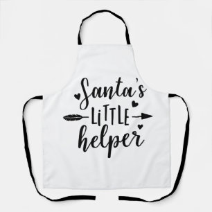 Santa's Little Helper Pregnancy Announcement Apron
