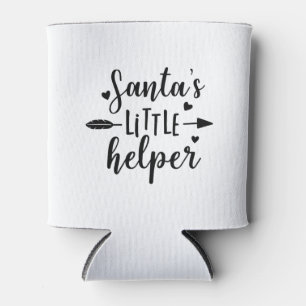 Santa's Little Helper Pregnancy Announcement Can Cooler