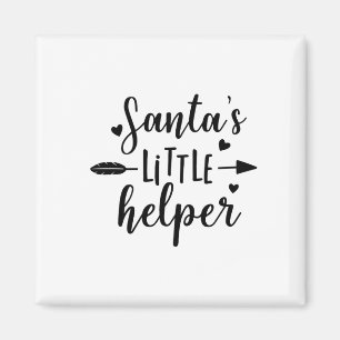 Santa's Little Helper Pregnancy Announcement  Magnet