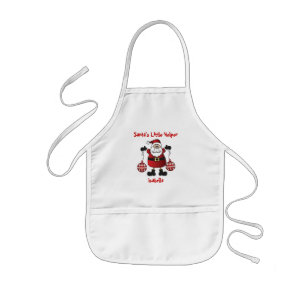 Santa's Little Helper   Santa Claus Kids Apron