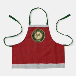Santa's Little Helper w/Name (& Photo, if avail.) Apron