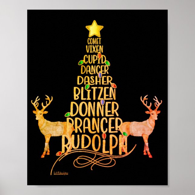 SANTA'S LITTLE HELPERS CHRISTMAS TREE     POSTER (Front)