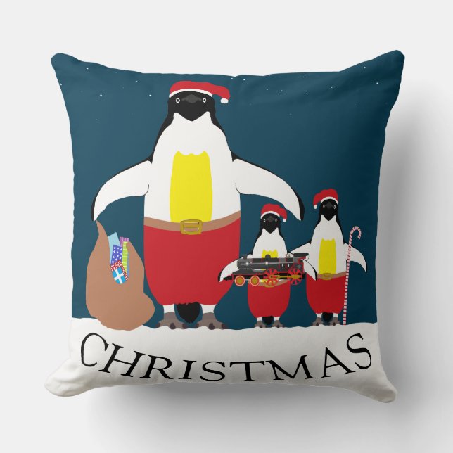 Santa's Little Helpers Cushion (Front)