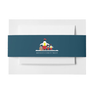 Santa's Little Helpers Invitation Belly Band