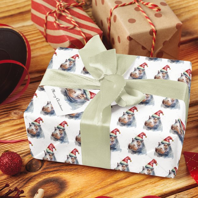 Santa's Little Hippo, custom Gift Tags (Creator Uploaded)