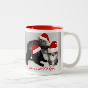 Santa's Little Kitten Helpers Mug