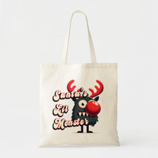 Santa's Little Monster Tote Bag