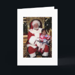 Santa's little problem card<br><div class="desc">Santa doesn't always have it easy. Card is blank inside to fill with your own comments.</div>