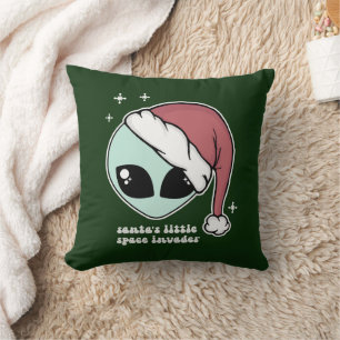 Santa's Little Space Invader Cushion