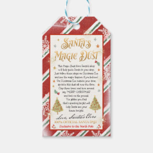 Santa's Magic Dust Christmas Eve Box Filler Gift Tags