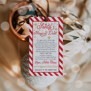 Santa's Magic Dust Christmas Eve Box Filler Gift Tags