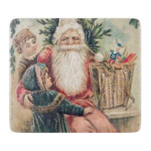 Santa's Merry Christmas Cutting Board