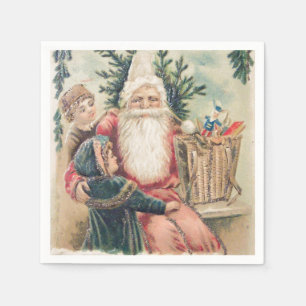 Santa's Merry Christmas Napkin