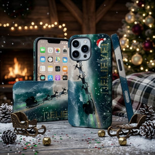 Santa's Midnight Ride Christmas iPhone 5/5S Cases