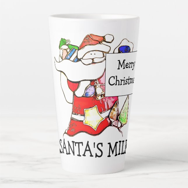Santa's Milk Latte Mug (Front)
