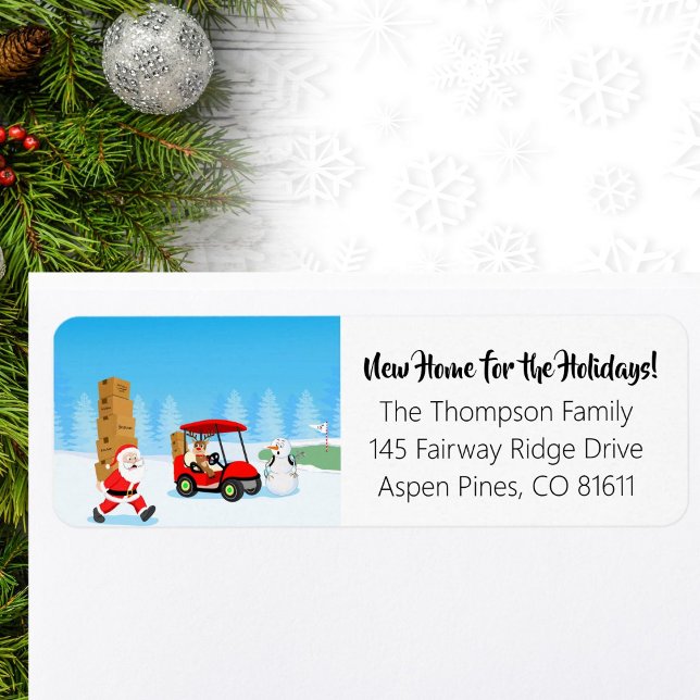 Santa's Moving Boxes with Reindeer on Golf Course (Creator Uploaded)