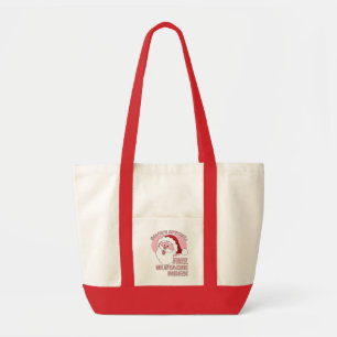 Santa's Mustache Rides bag - choose style, color