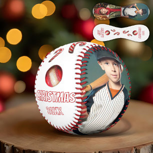 Santa's MVP Merry Christmas Name 2 Photos  Baseball