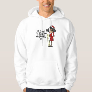 Santa's Naughty Boy List Hoodie