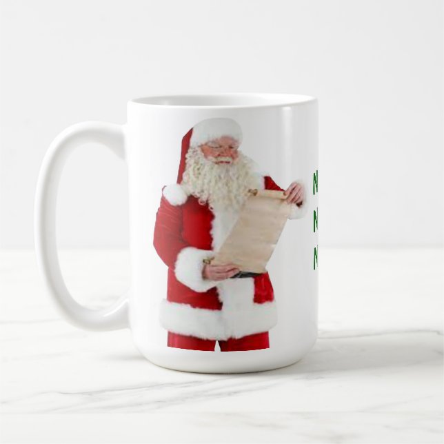 Santa's Naughty Mug (Left)