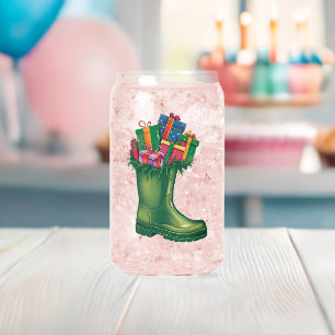 Santa's New Boots Can Glass
