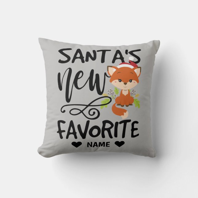 Santa's New Favourite Cushion (Front)
