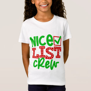 Santa's Nice List Crew T-Shirt