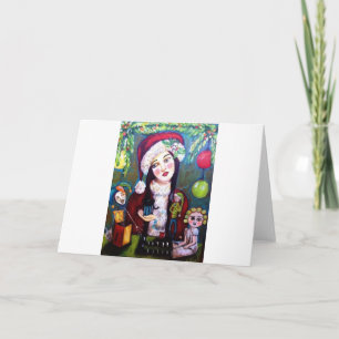 Santa's Notty Little Helpers Holiday Card
