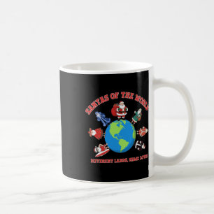 Santas Of The World Global Christmas Cultural Coffee Mug