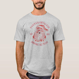 Santa's Official Drinking Team T-Shirt